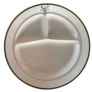 Jackson China B.P.O.E. 349 Elks Lodge DuBois Pa Sectional 10 1/2”  Plate *Read*